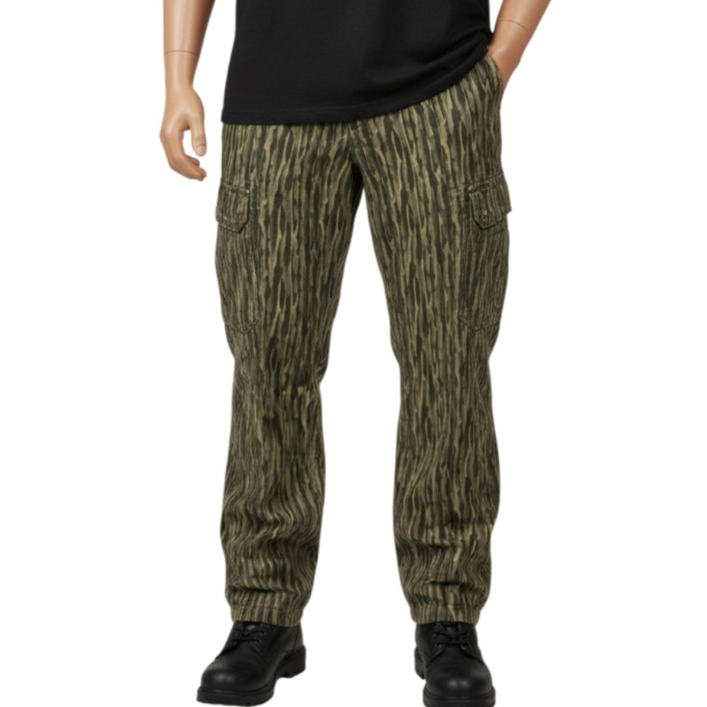 Duluth Trading Fire Hose Camo Cargo Pants Mens 44x30 DuluthFlex Stretch Work